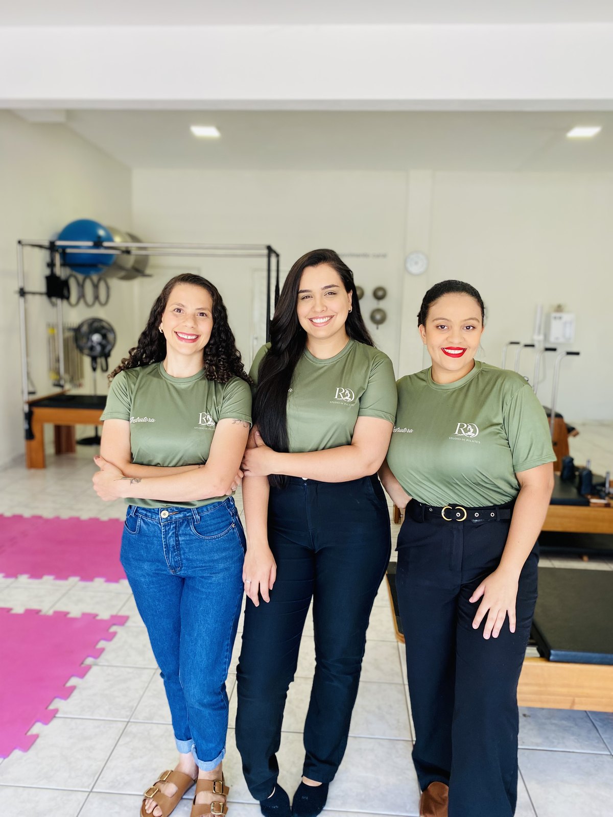 Iara, Raiane e Bianca, a equipe do RD Studio
