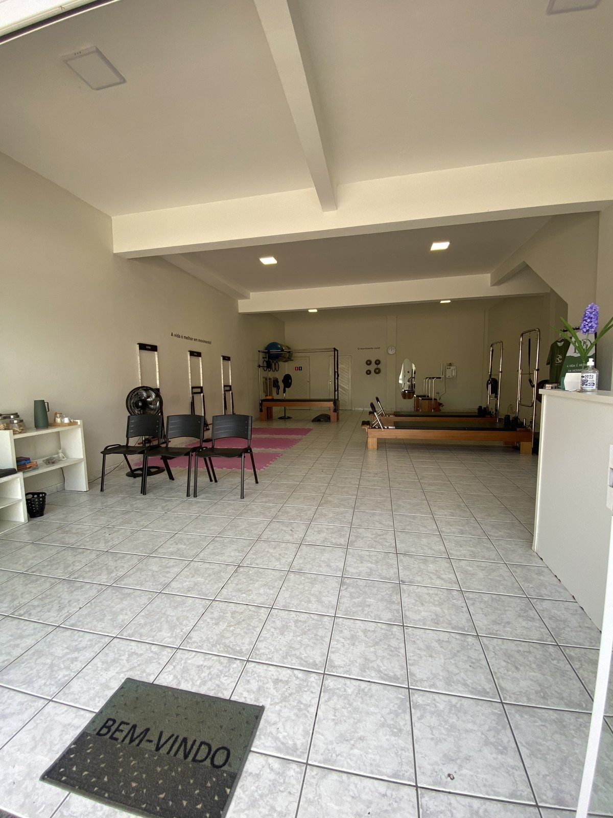 Recepção e entrada